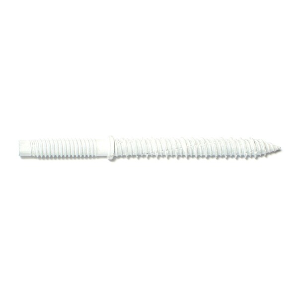 1/4 in Thread to 1/4"-20 Thread, 100 PK Steel, White Ruspert Finish